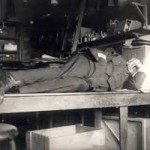 Thomas Edison napping